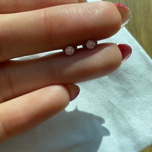 Pink Diamond studs